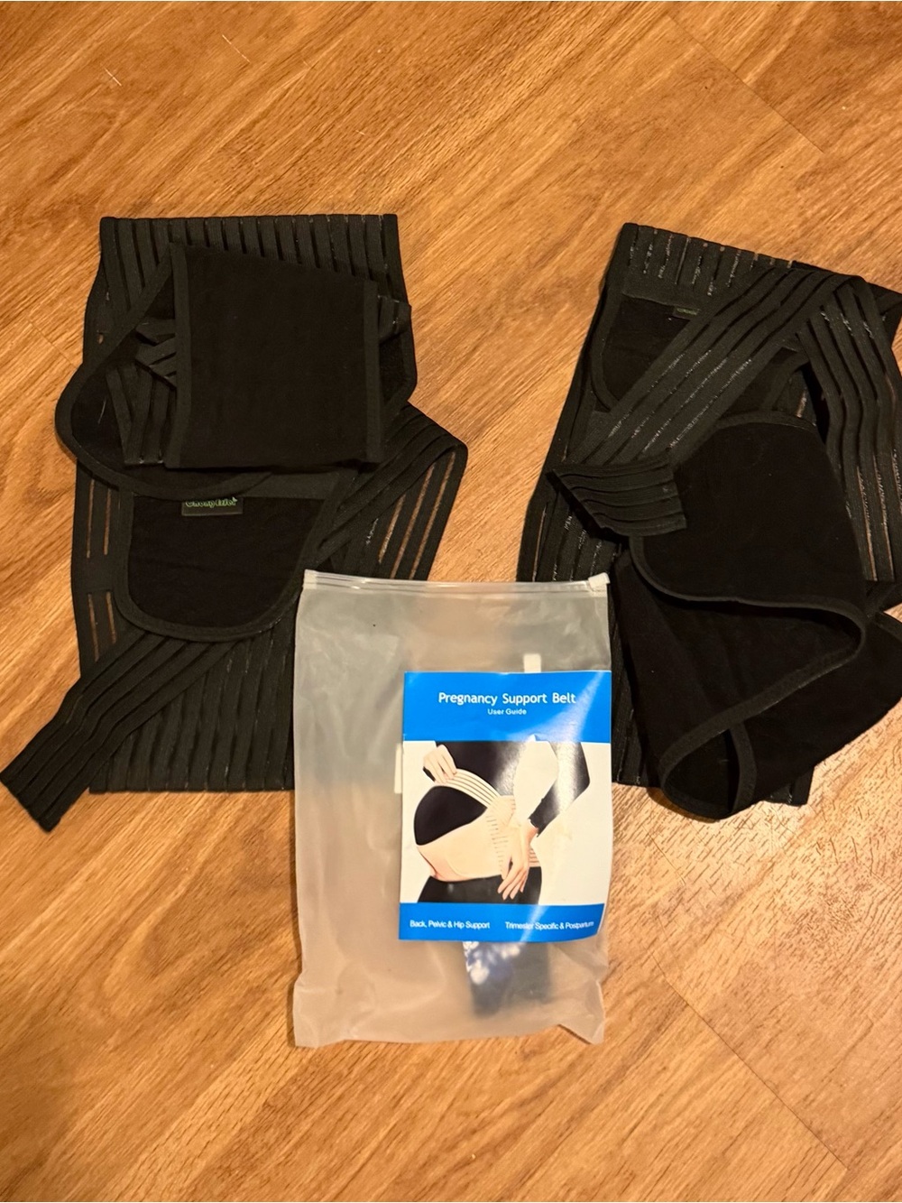Pregnancy Support Belt - Black Maternity Belly Support